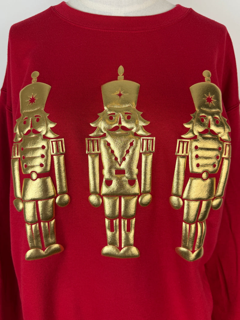 Nutcracker Puff Print Sweatshirt