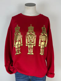 Nutcracker Puff Print Sweatshirt