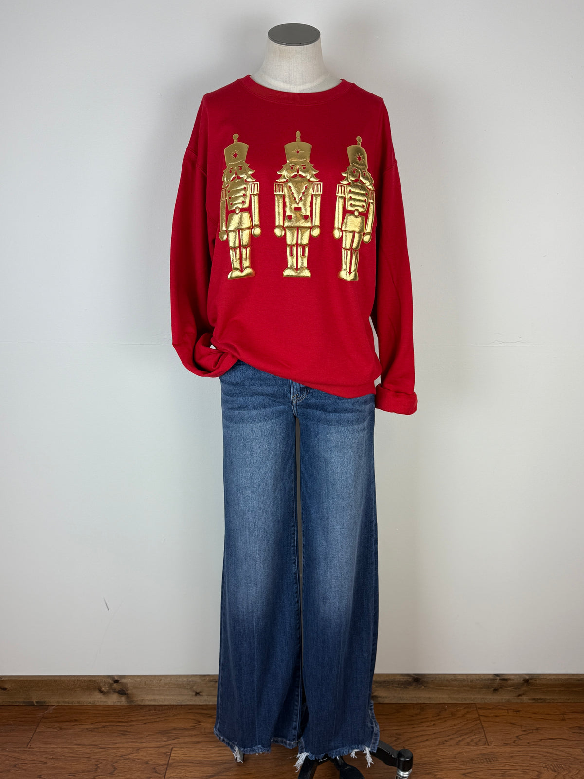 Nutcracker Puff Print Sweatshirt