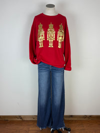 Nutcracker Puff Print Sweatshirt