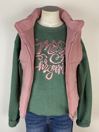 Sophie Classic Puffer Vest in Mauve