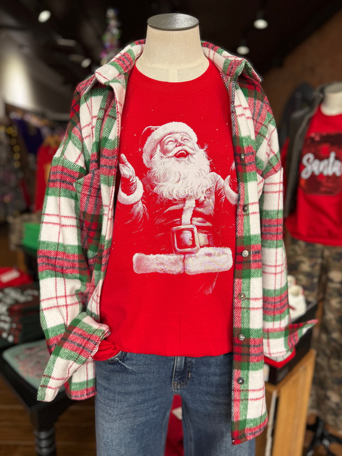 Magical Santa Sweatshirt in Red