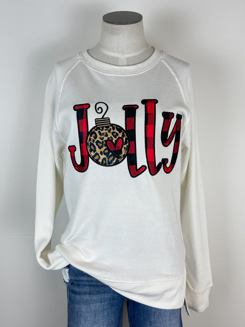 Jolly Crew Neck in Off White