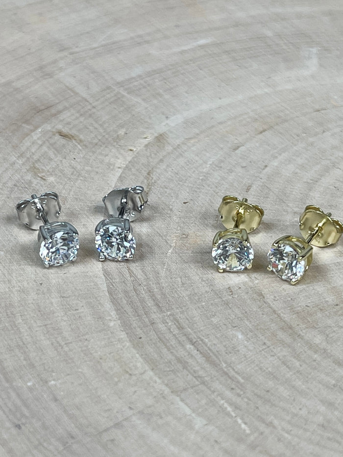 Be-Je Designs 1 Carat CZ Studs