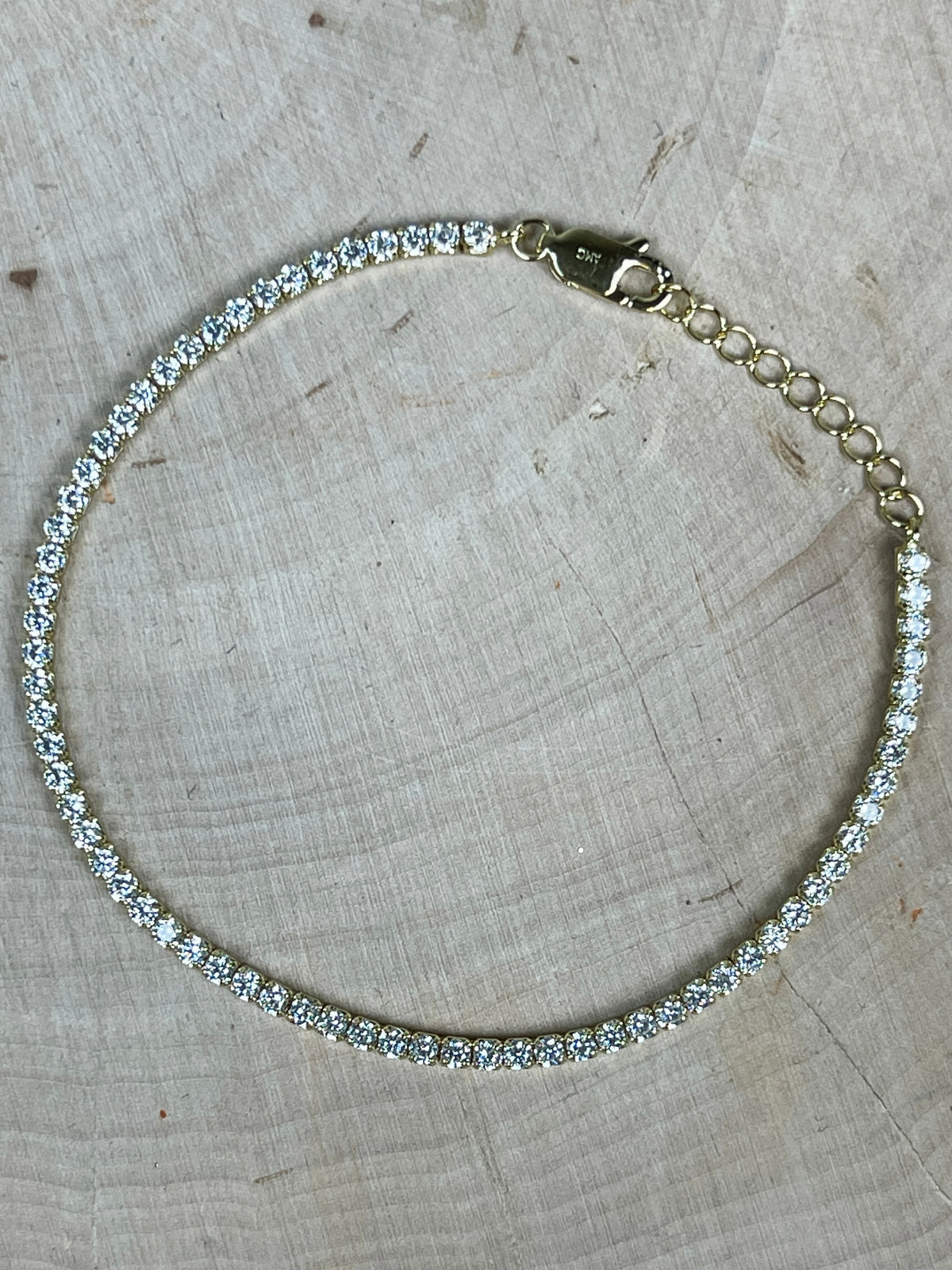 Be-Je Designs Thin CZ Tennis Bracelet