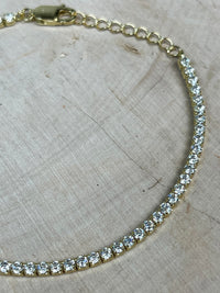 Be-Je Designs Thin CZ Tennis Bracelet