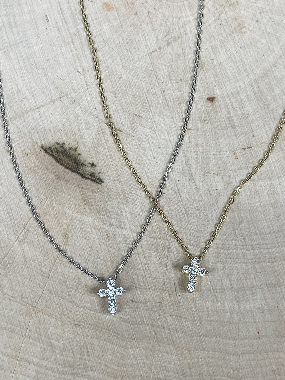 Be-Je Designs Small Cross Necklace