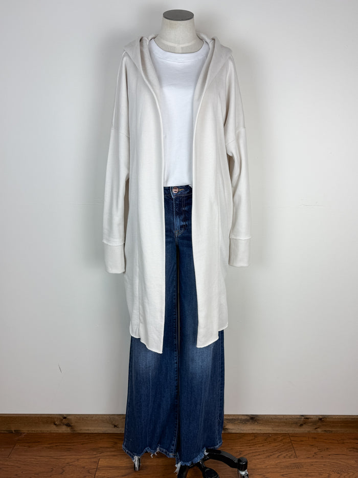 Emma Hooded Cardigan in Natural