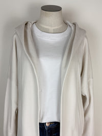 Emma Hooded Cardigan in Natural