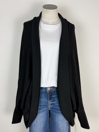 Isabella Cocoon Cardigan in Black