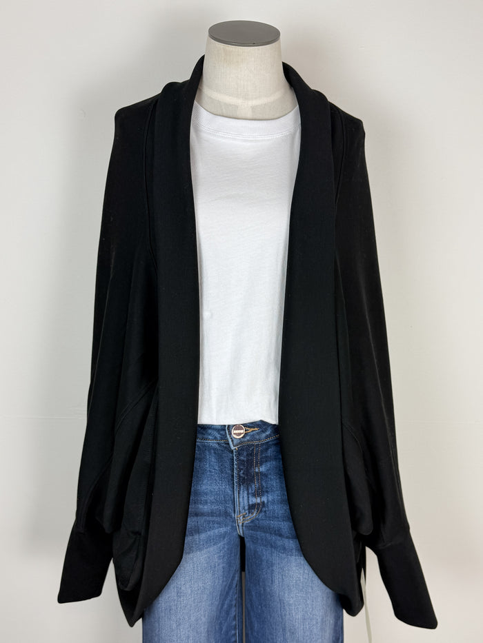 Isabella Cocoon Cardigan in Black