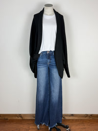Isabella Cocoon Cardigan in Black