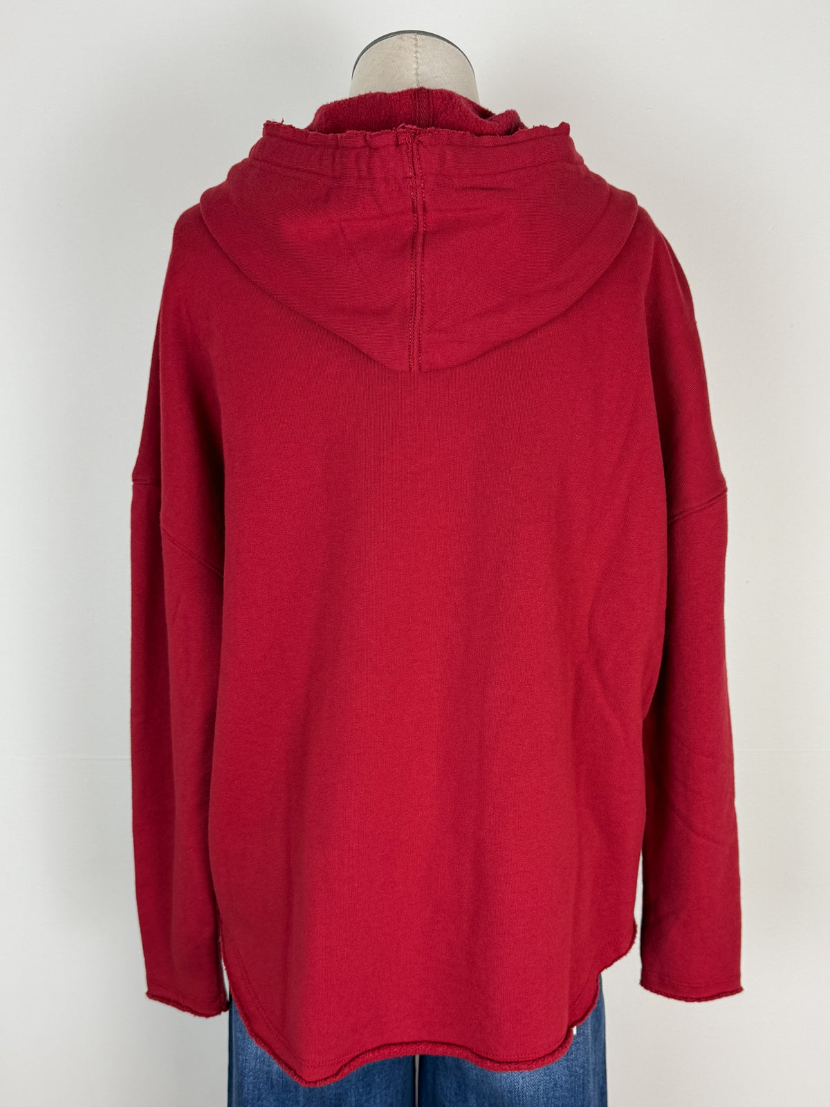 Penelope Everyday Hoodie in Garnet Red