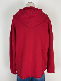 Penelope Everyday Hoodie in Garnet Red