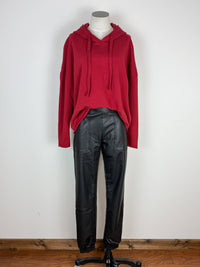 Penelope Everyday Hoodie in Garnet Red