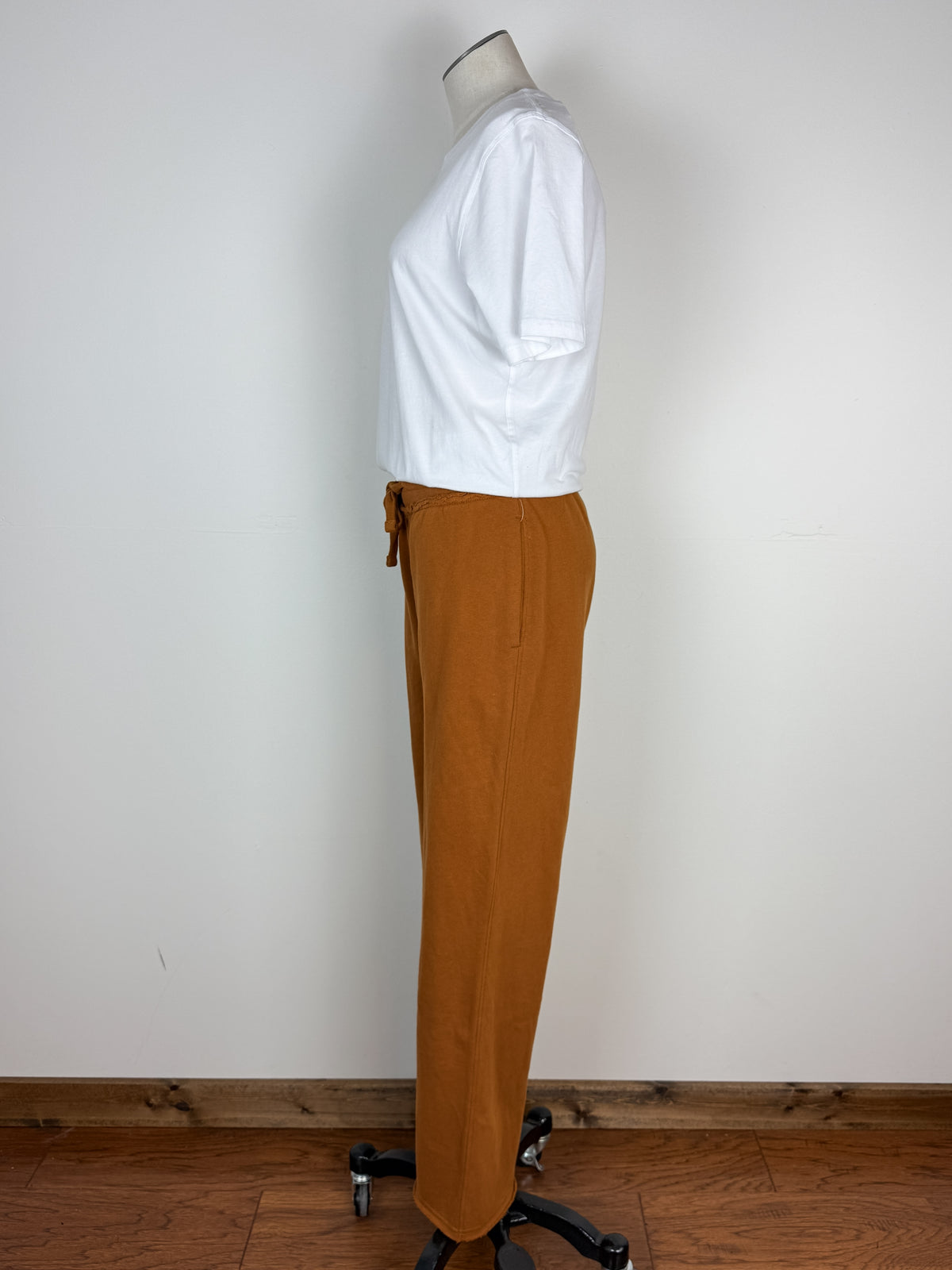 Mila Wide Leg Pant in Burnt Amber