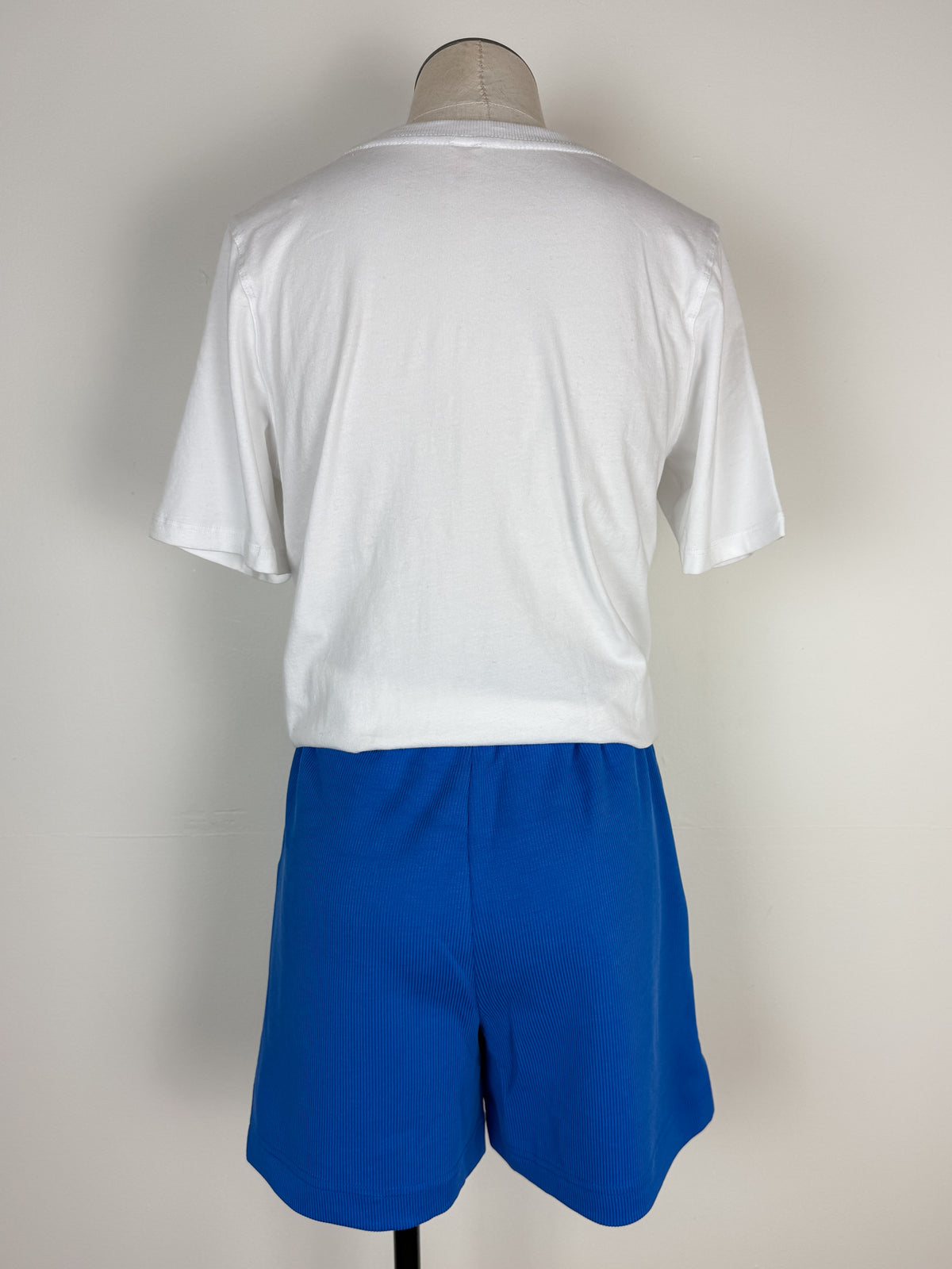 Dani Ribbed Short in Blue