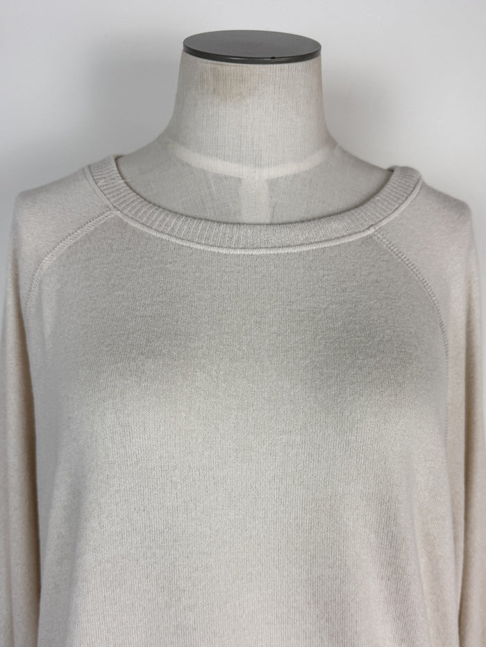 Bri Raglan Sweater in Stone