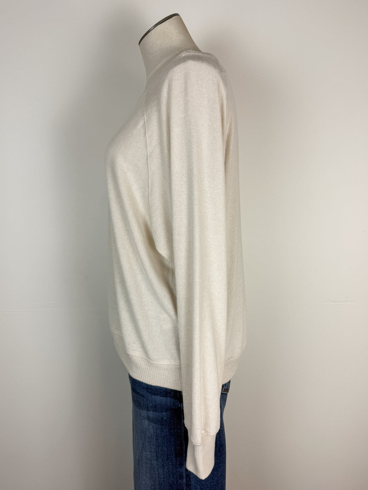 Bri Raglan Sweater in Stone