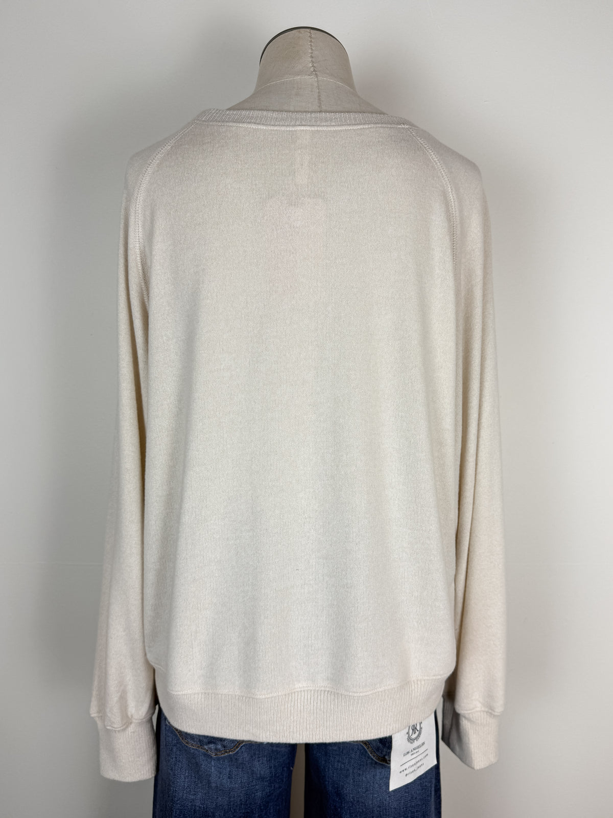 Bri Raglan Sweater in Stone