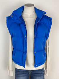 Karlie Puffer Vest in Royal Blue