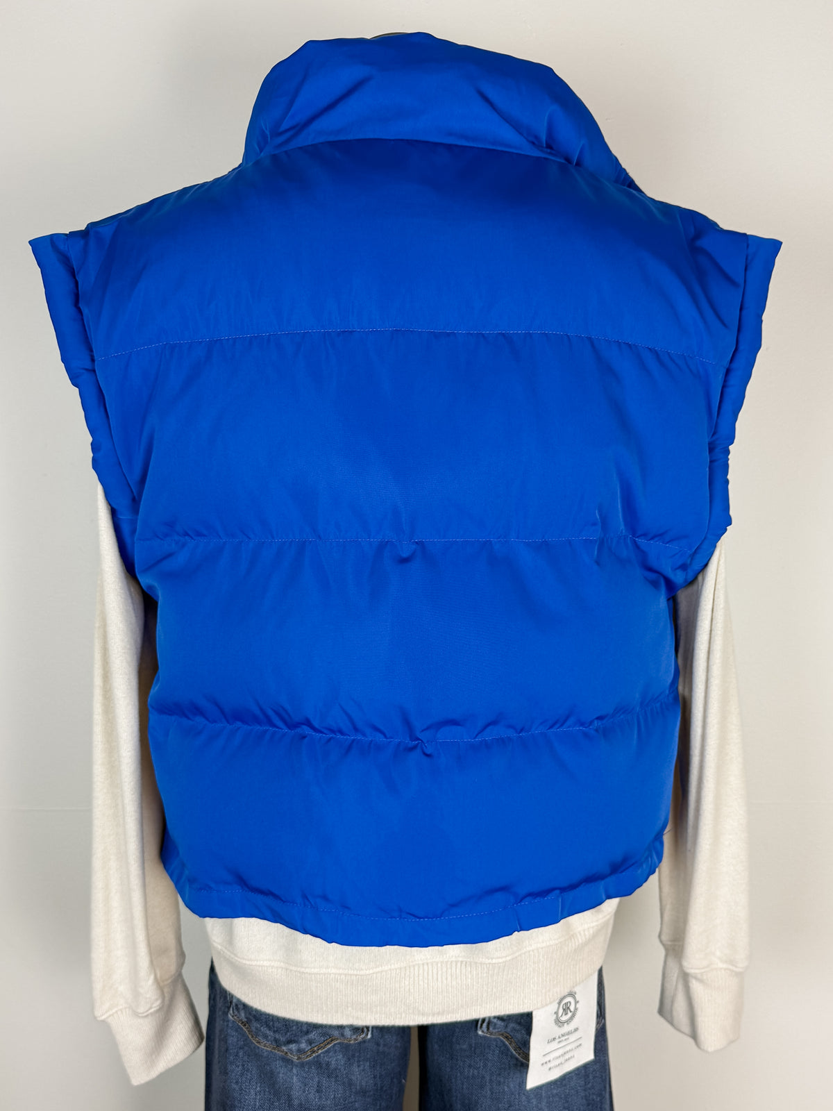Karlie Puffer Vest in Royal Blue