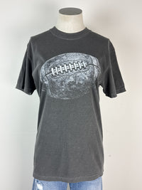 Football Tee in Charcoal