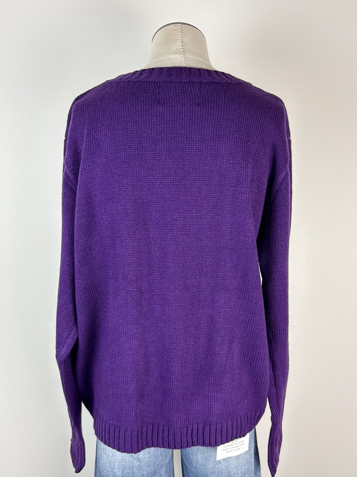 Game Day Sweater in Purple