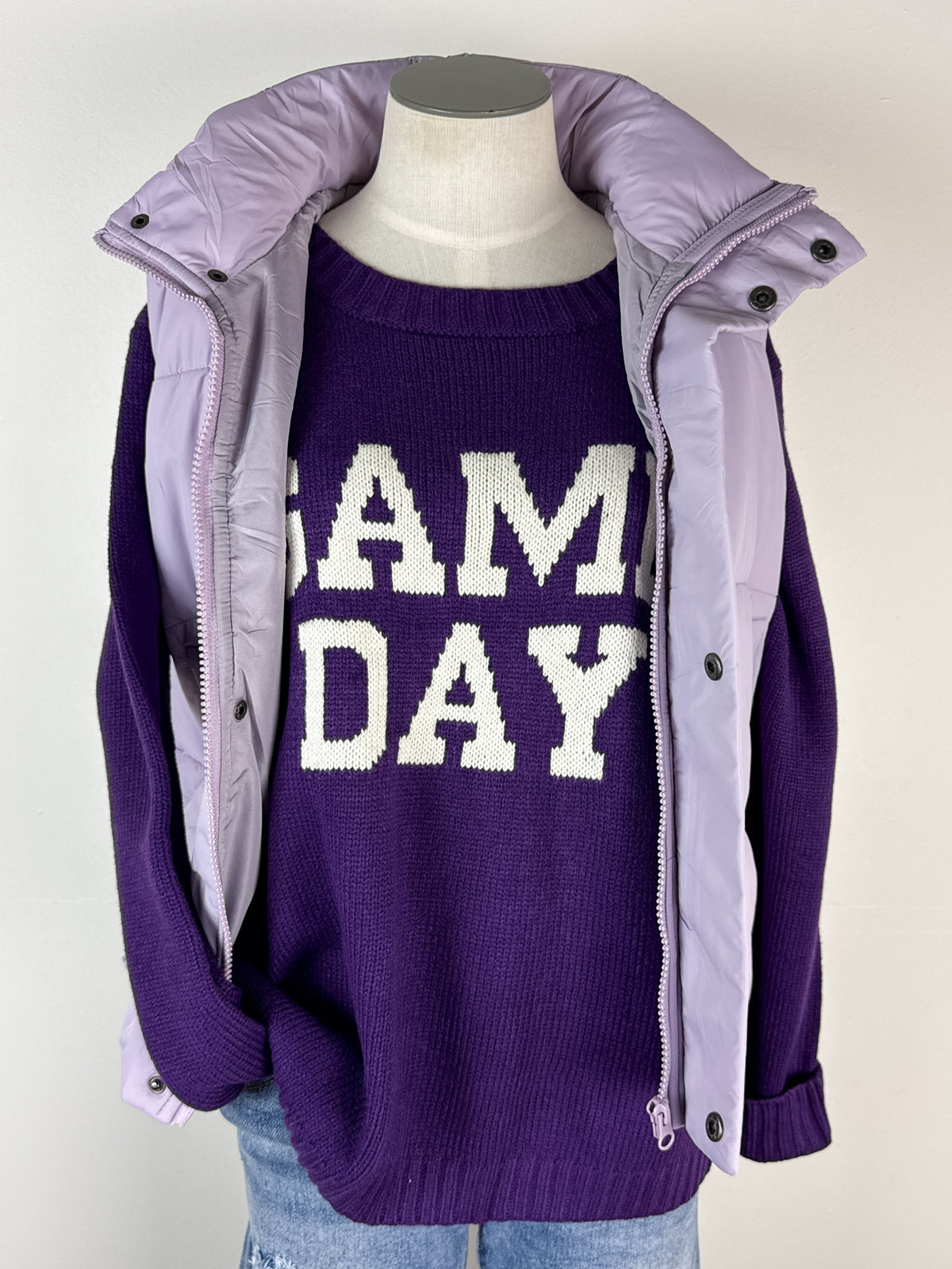 Liz Vest in Lavender
