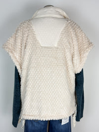 Lindy Sherpa Vest in Ecru