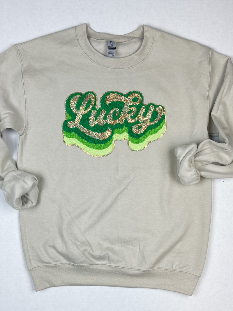 St. Patrick's Day Patch Sweatshirt