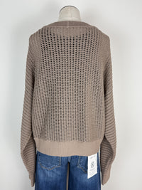 Harper Cardigan in Taupe