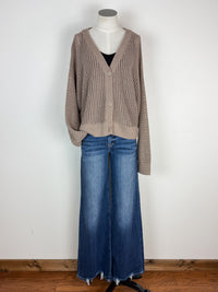 Harper Cardigan in Taupe