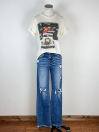 Christmas Truck Tee in Natural