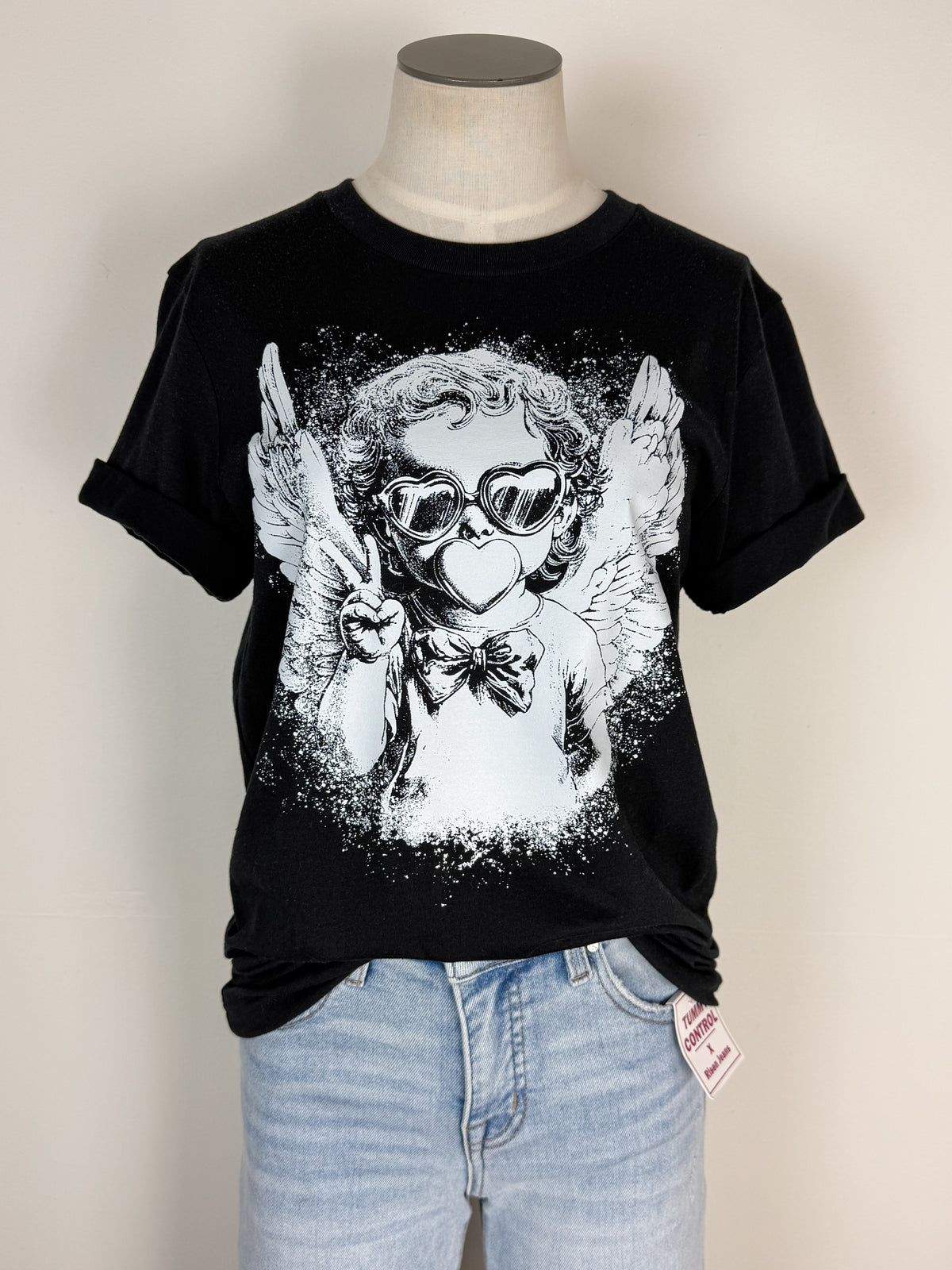 Cupid Tee in Black