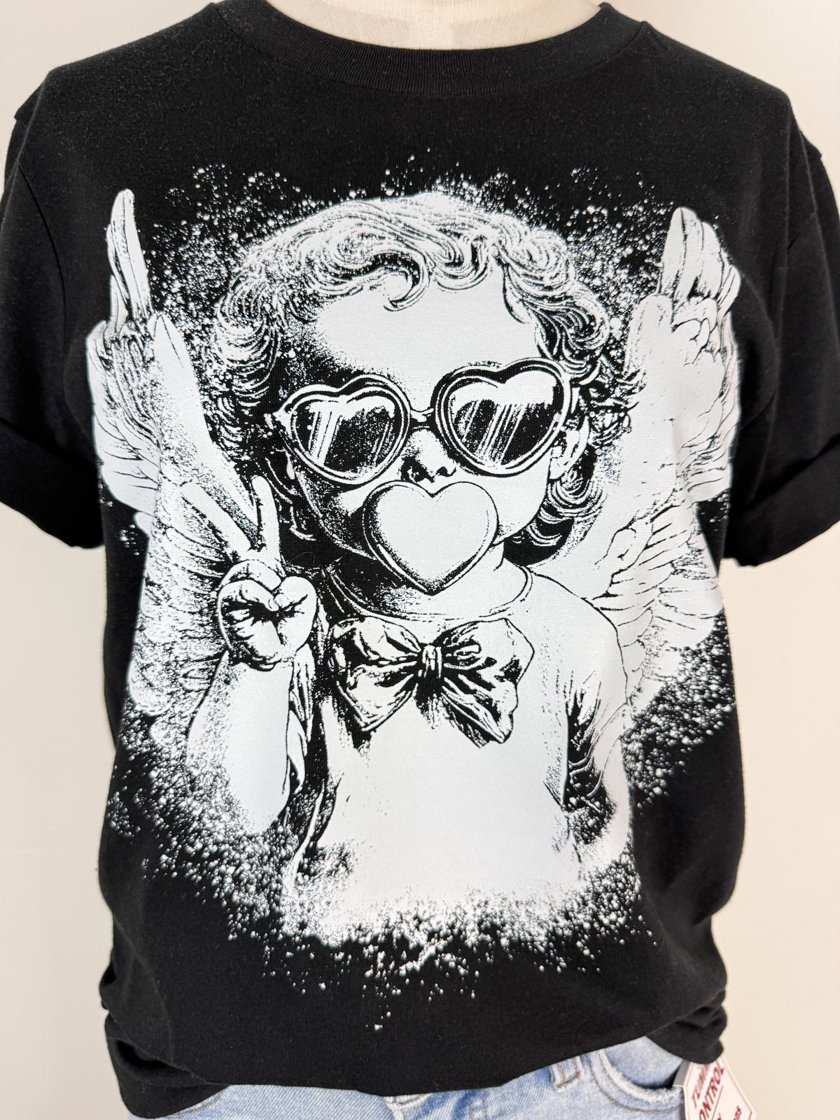 Cupid Tee in Black