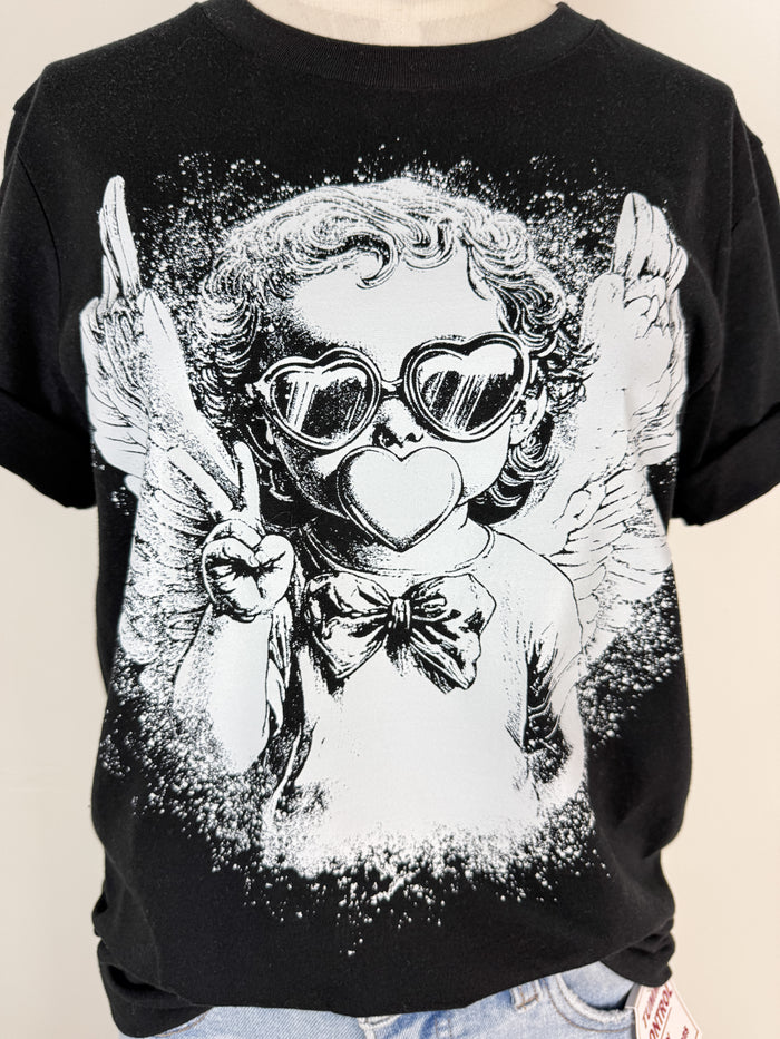 Cupid Tee in Black