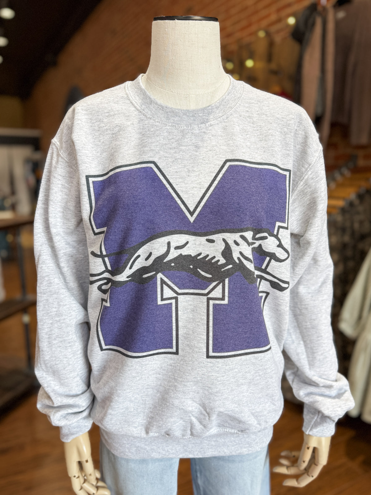 Minden Whippets Big Print Sweatshirt