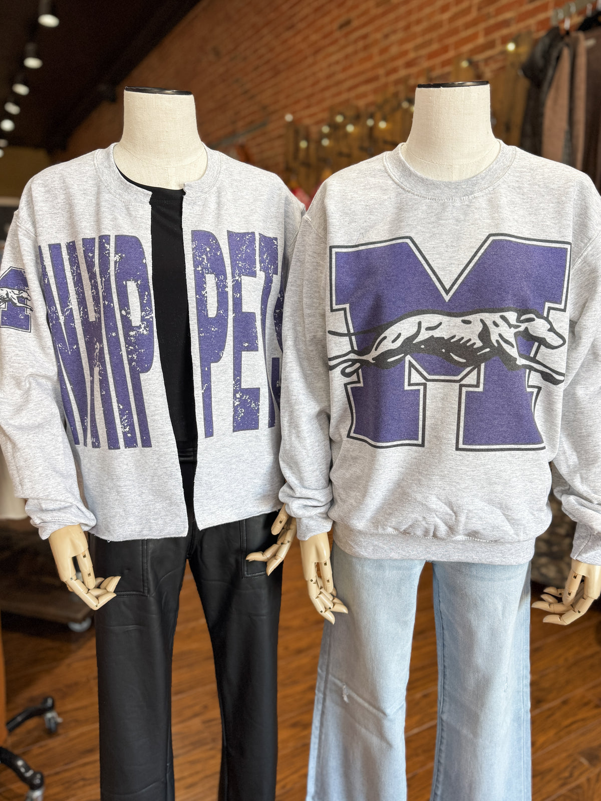 Minden Whippets Big Print Sweatshirt
