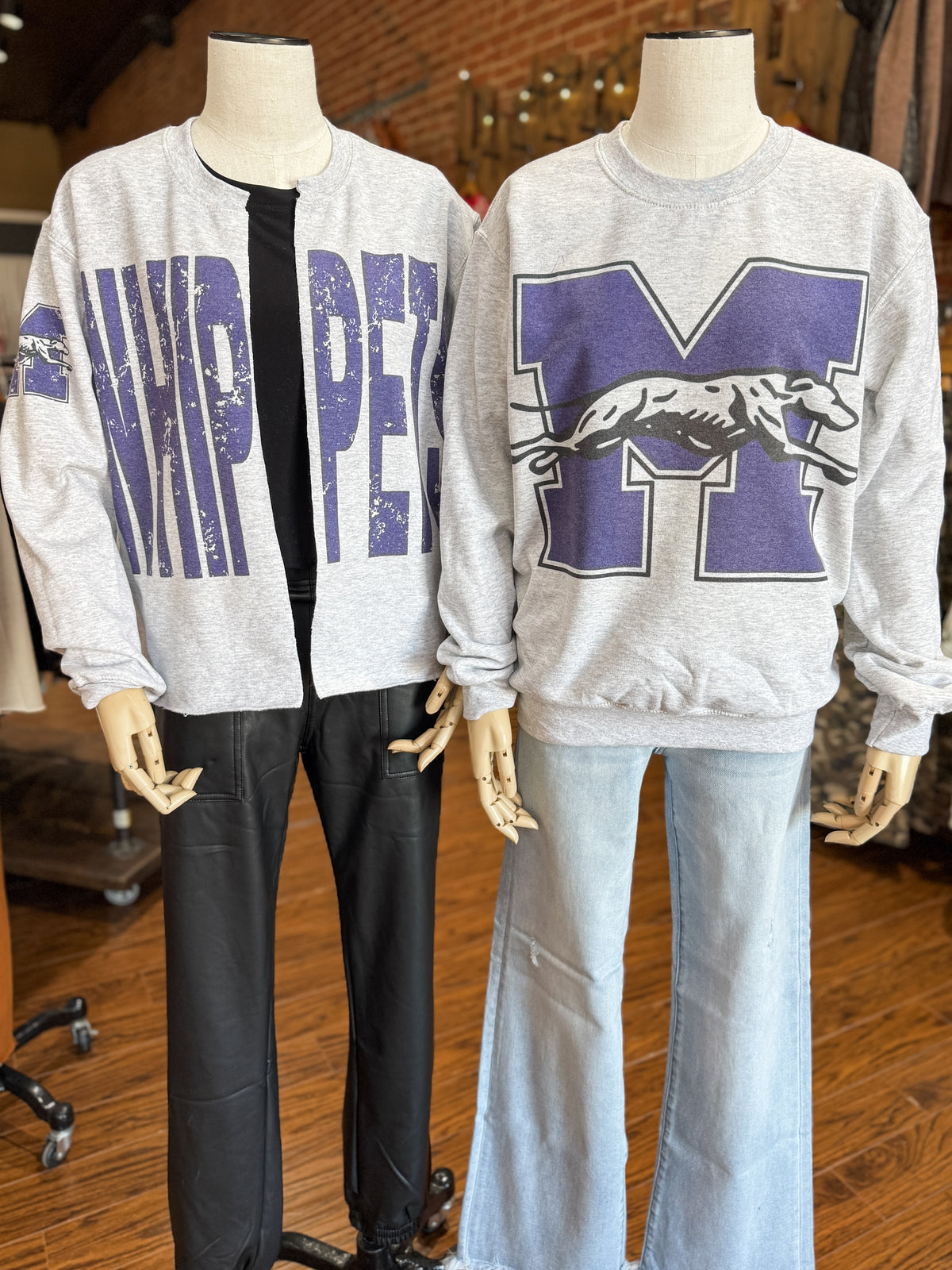 Minden Whippets Big Print Sweatshirt