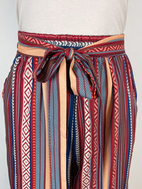 Hope Geometric Print Pant in Rust Mix