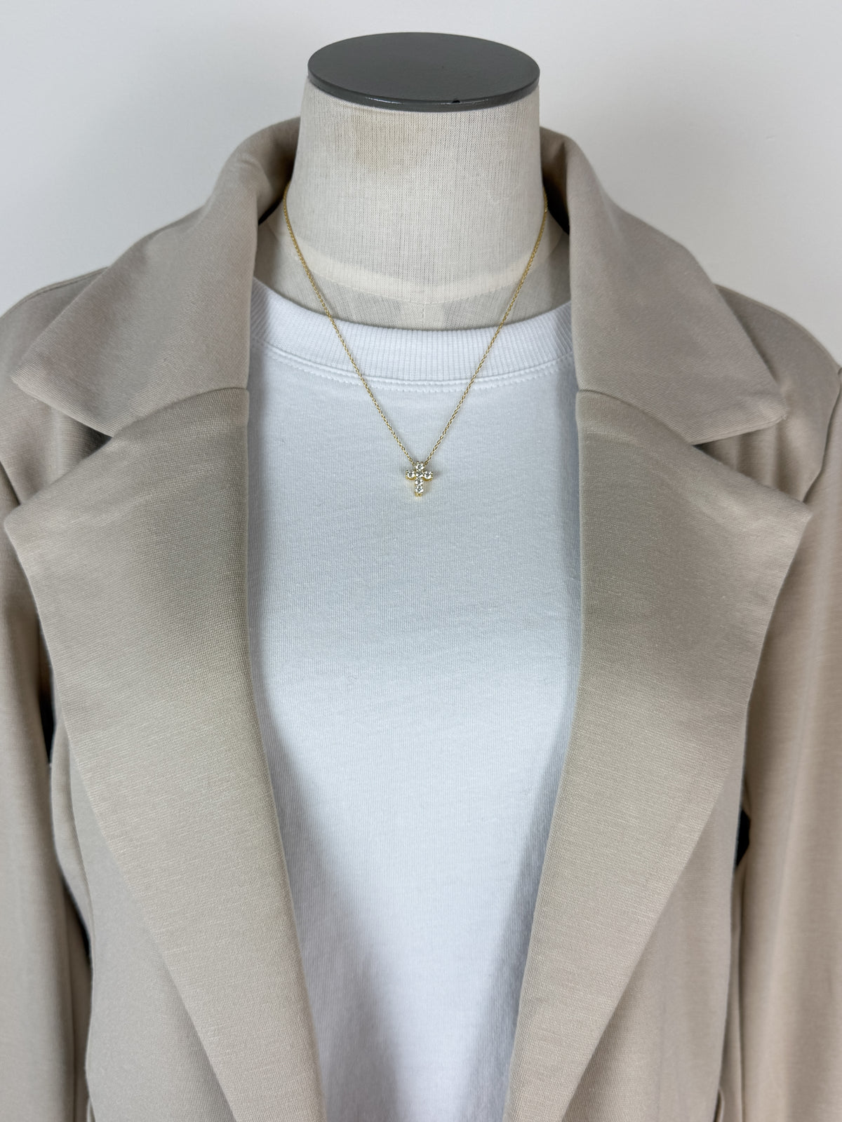 Presley Blazer in Stone