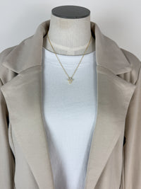 Presley Blazer in Stone