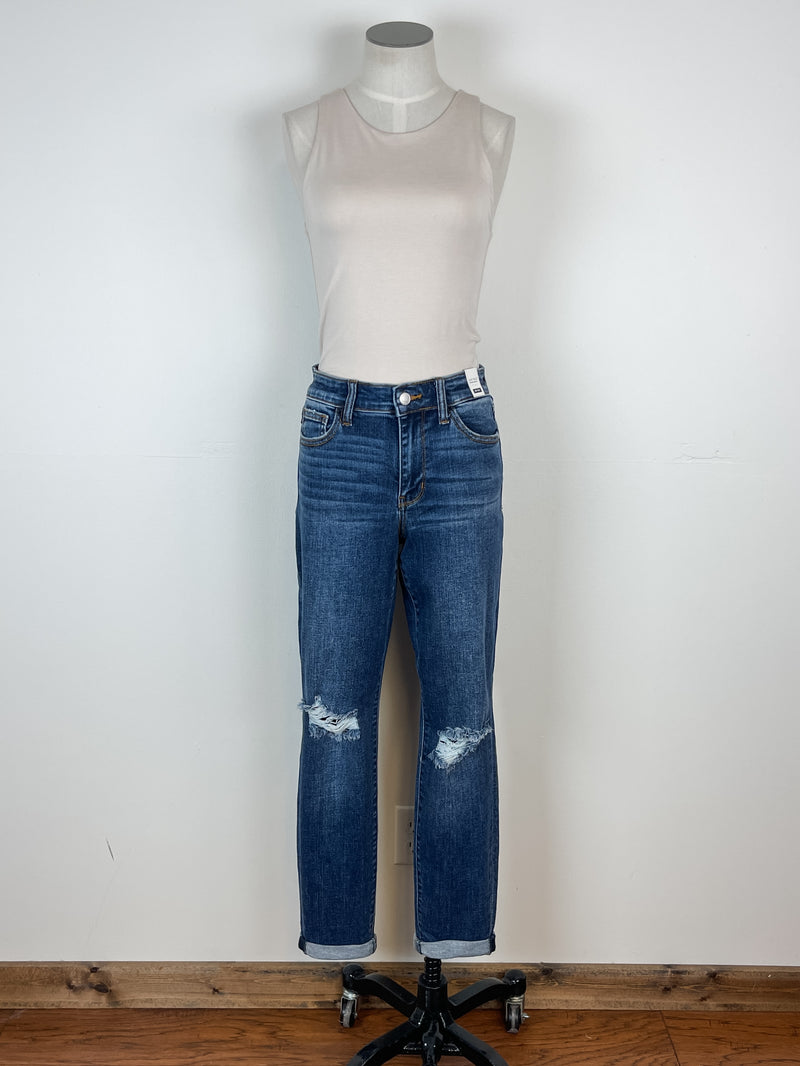 Judy Blue Kayla Mid Rise Slim Jeans