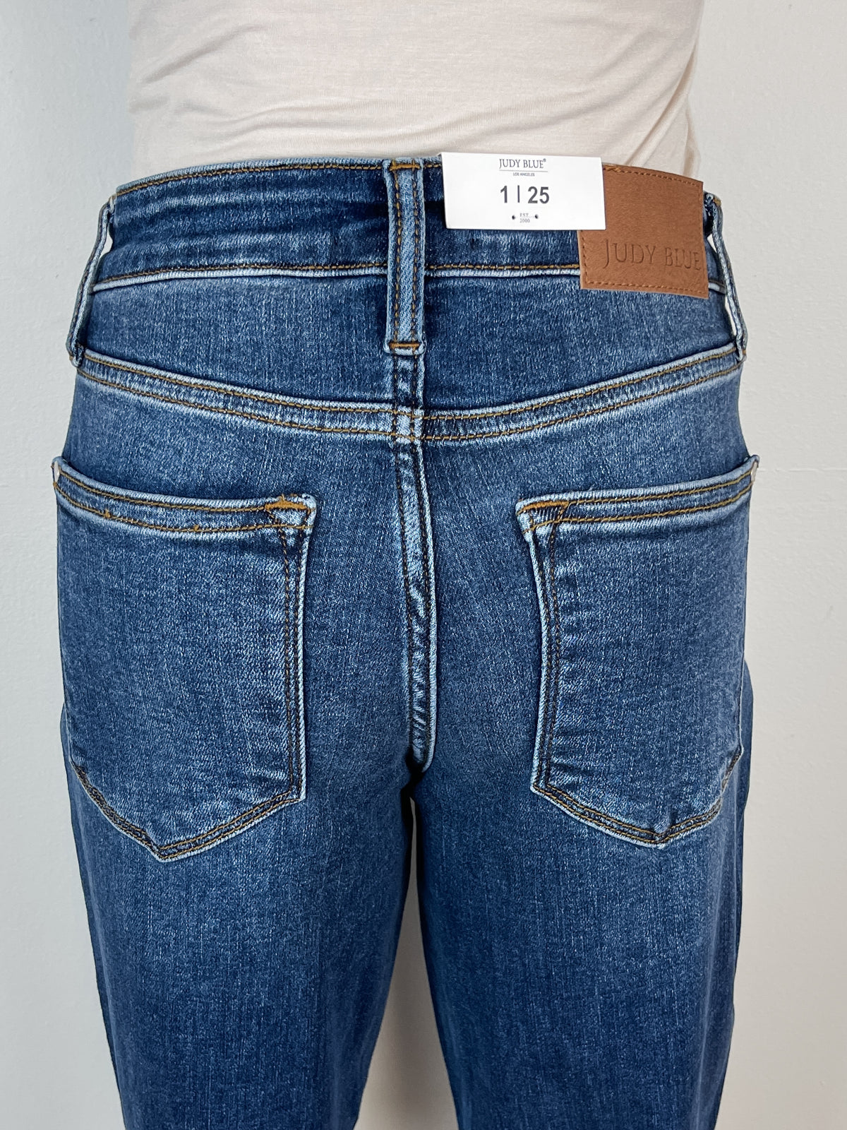 Judy Blue Kayla Mid Rise Slim Jeans