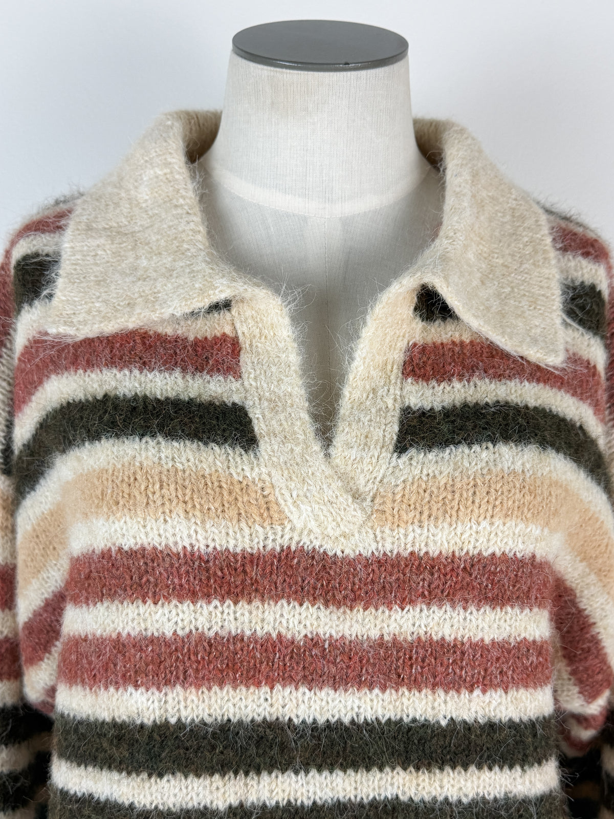 Blair Striped Sweater in Fall Mix