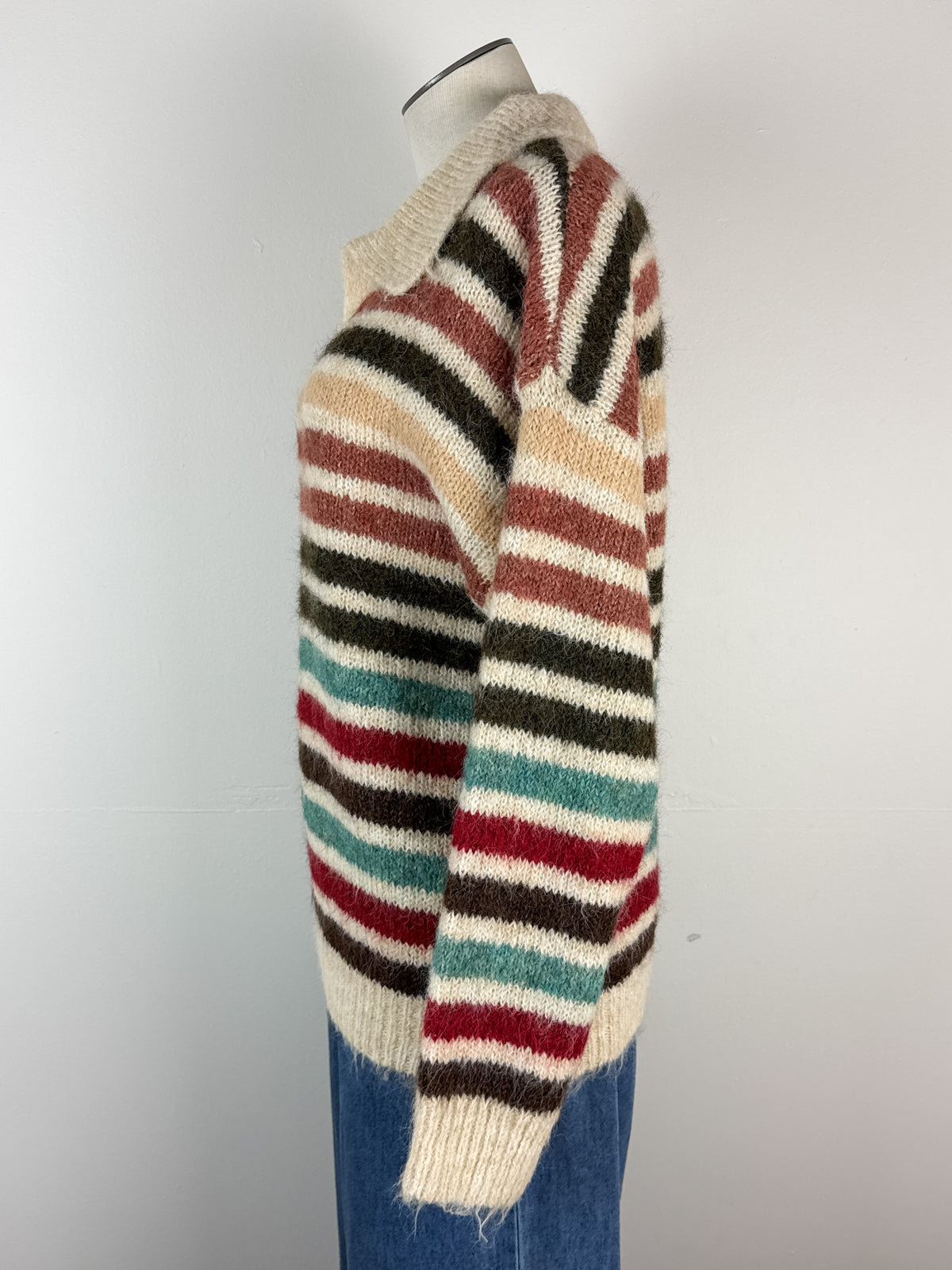 Blair Striped Sweater in Fall Mix
