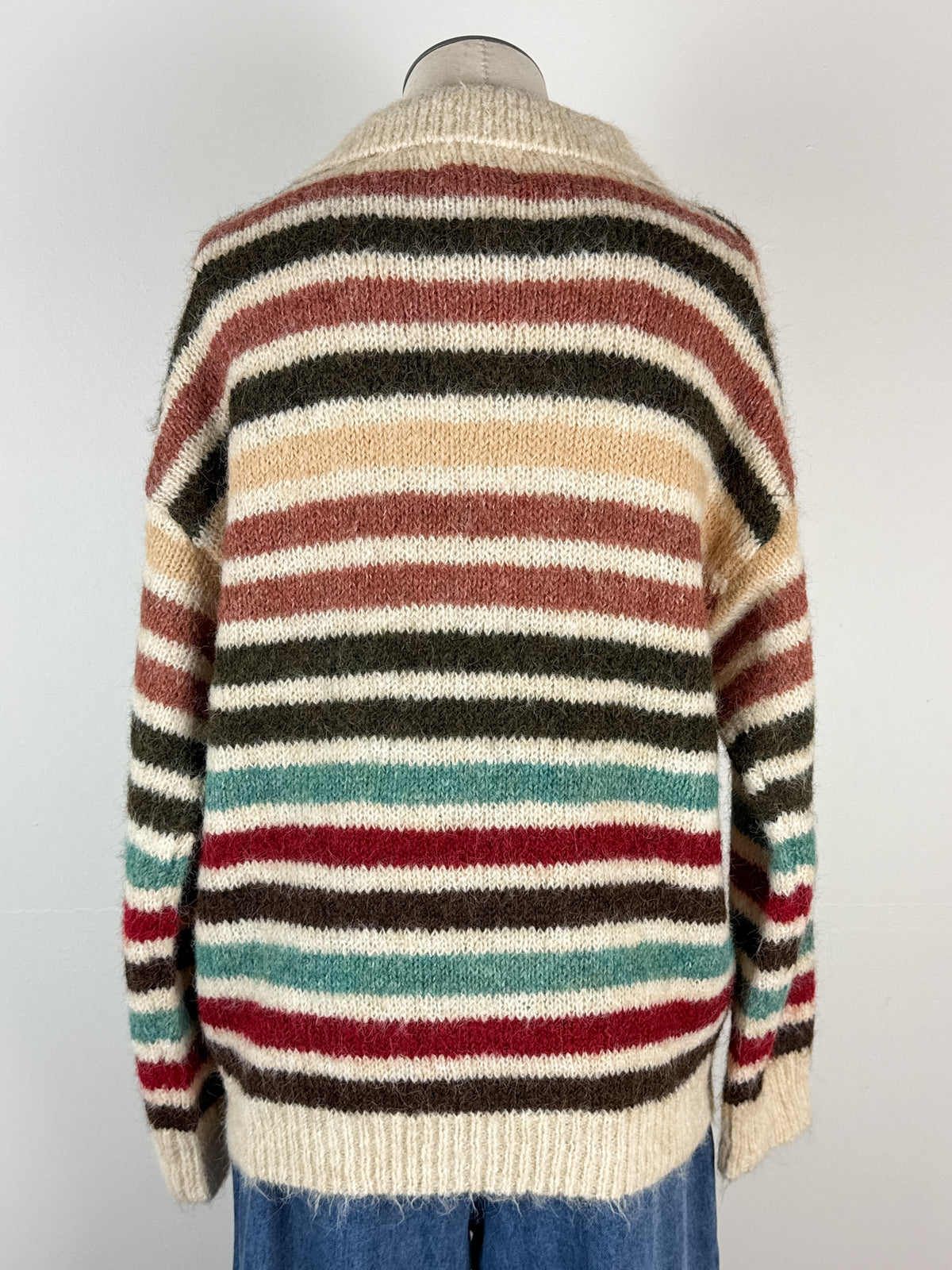 Blair Striped Sweater in Fall Mix