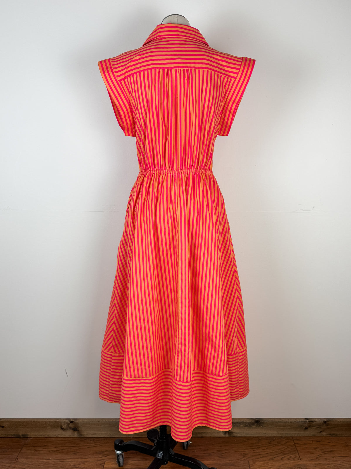 Lia Striped Dress in Pink Mix