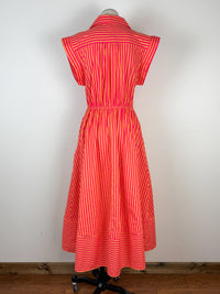 Lia Striped Dress in Pink Mix